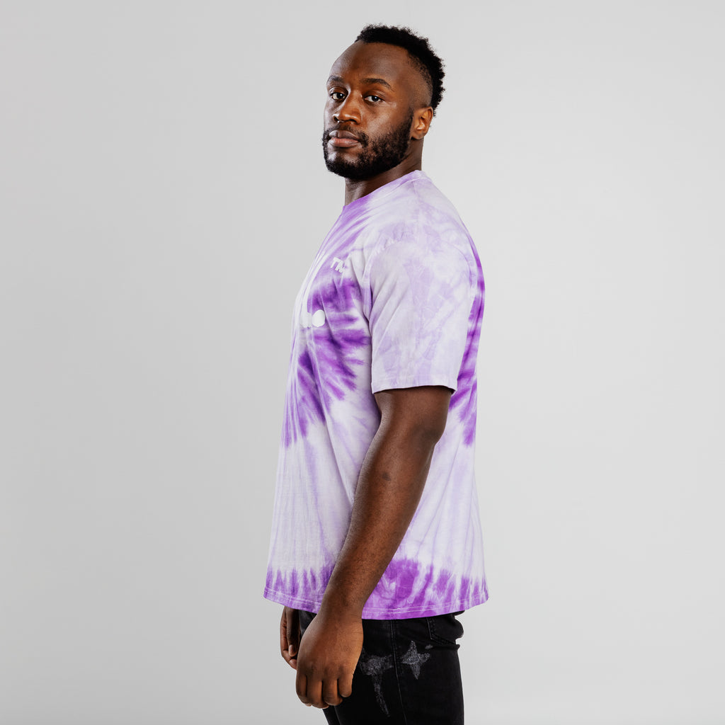 Batik t-shirt purple