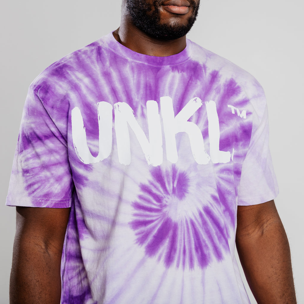 Batik t-shirt purple