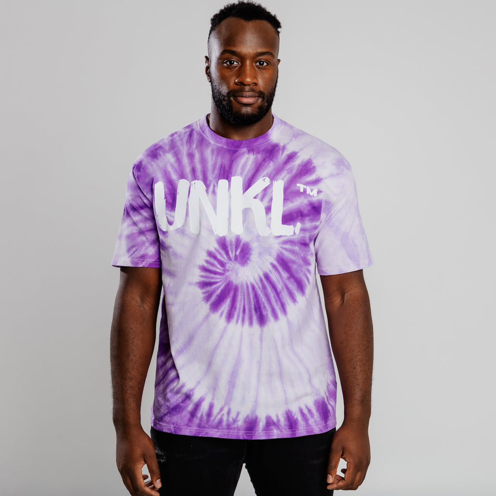 Batik t-shirt purple