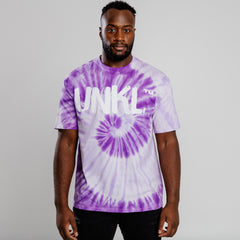 Batik t-shirt purple