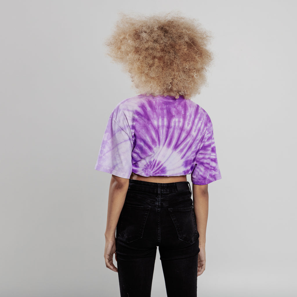 Batik t-shirt purple