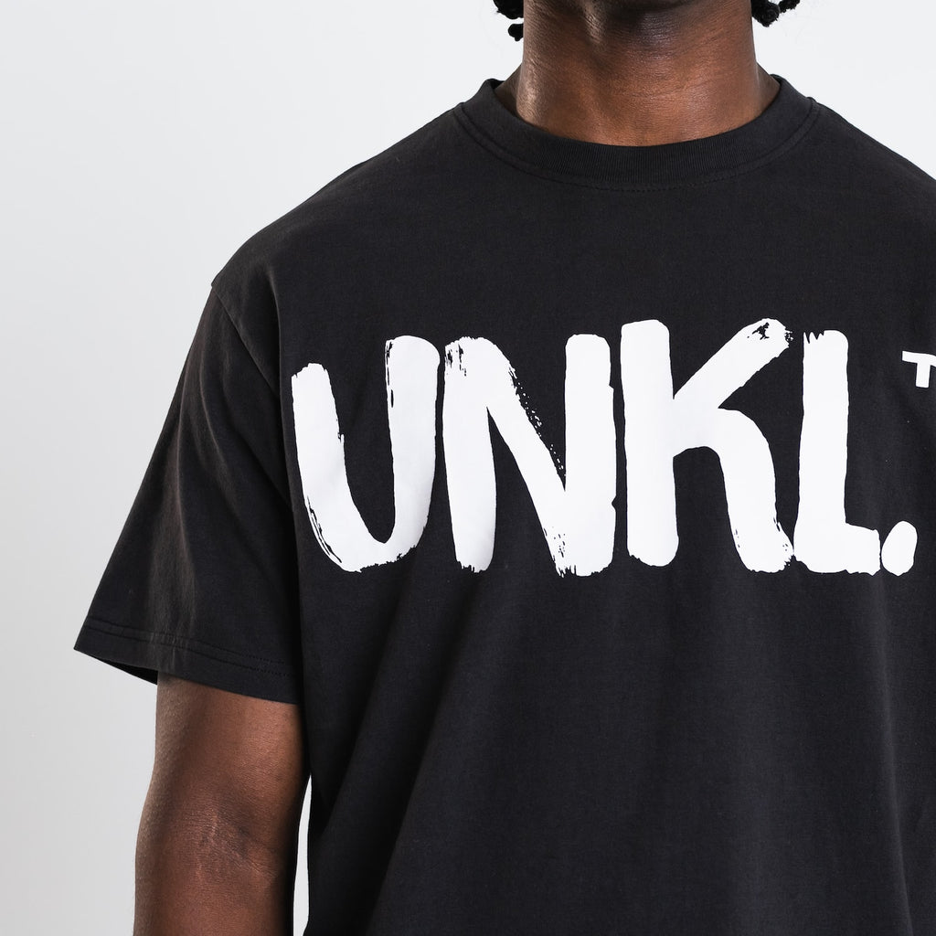 Plain T-shirt Washed Black