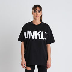 Plain T-shirt Washed Black