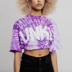 Batik t-shirt purple