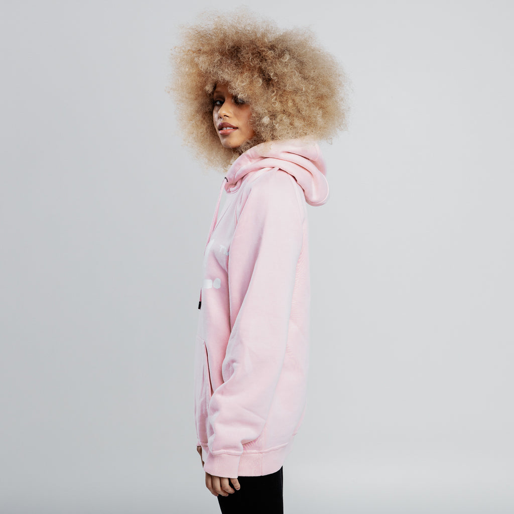 Plain hoodie pink